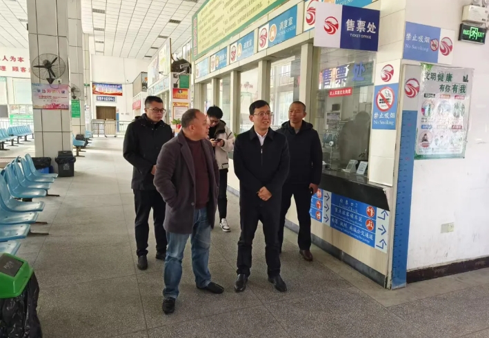 撫州長運 黎川縣領導檢查黎川分公司安全生產(chǎn)工作